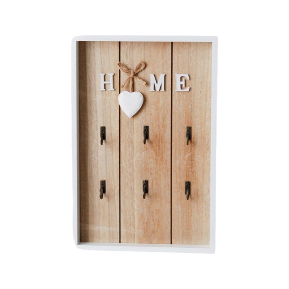 

Wall Mount Key Storage Shelves Rustic Key Hook Fashionable Cabinet Key Rack Bedroom Style 5