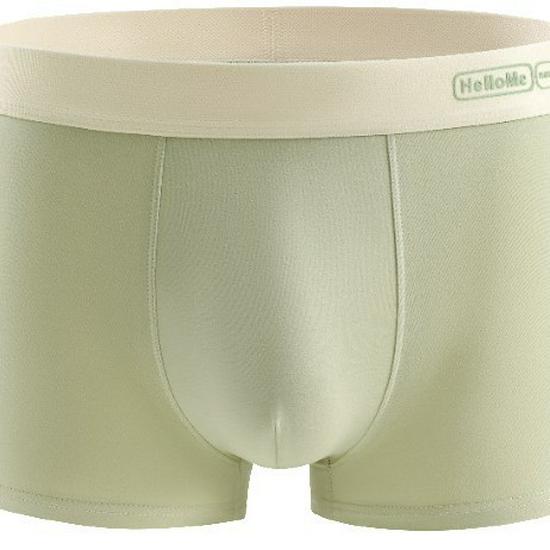 Men's Plus Size Pure Cotton Mid-Waist Boxer Briefs - Youth Breathable Four-Corner Shorts