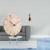 Wood Wall Clock Creative Decorative Sculpture Non Ticking Silent Animal Figurine Statue Gift for