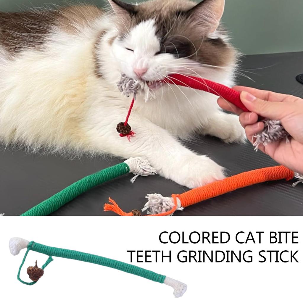 Cotton Rope Toy for Small Cats Dogs Resistances To Chew Cats Teeth Cleanning Chew Training Toy Pet Interactively Toy