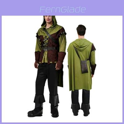 European Fantasy Archer Costume For Male Stage Performers With Polyester Fabric For Costume Parties