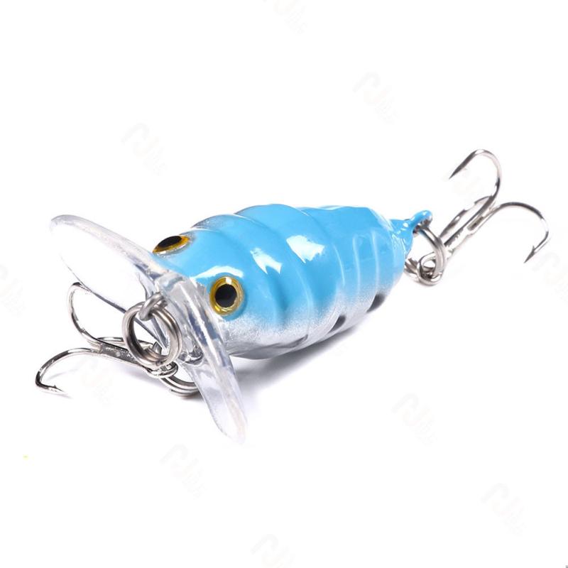 Pływająca przynęta 4,4 g Bionic Sztuczne woblery Przynęta Kolorowe owady Fałszywe przynęty Długość sprzętu wędkarskiego