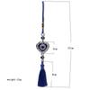 Craft Colorful Bead Demon Eye Pendant Car Hanger Decoration Blue Eye Key Chain Home Wall Hanger