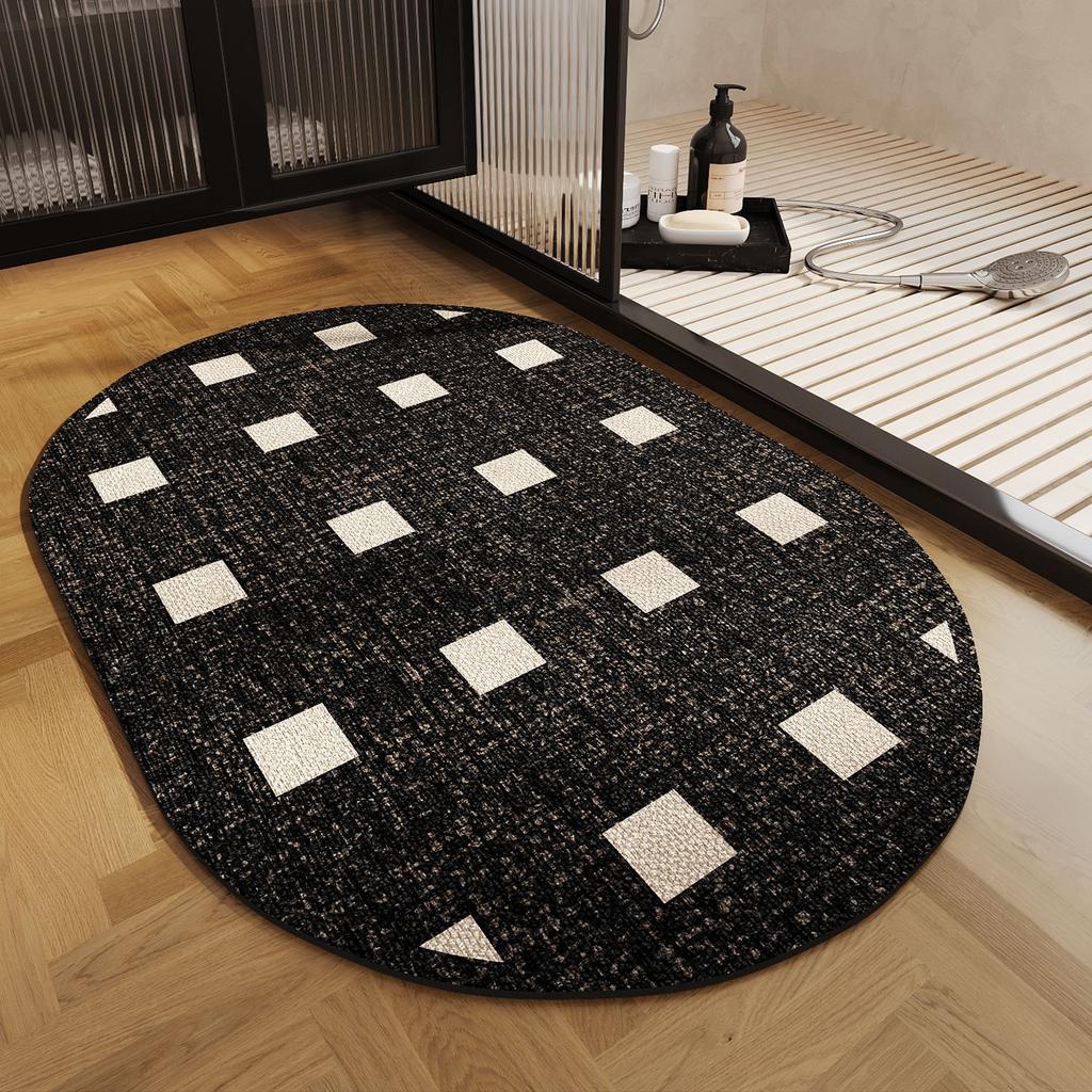 Badezimmermatten Haushalts Anti-Rutsch-Fußmatten Badezimmermatten Sind Schmutzabweisend und Leicht zu Pflegen