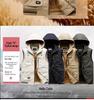 Men's Casual Fleece-Lined Cotton Vest with Shawl Collar & Multi-Pocket Design