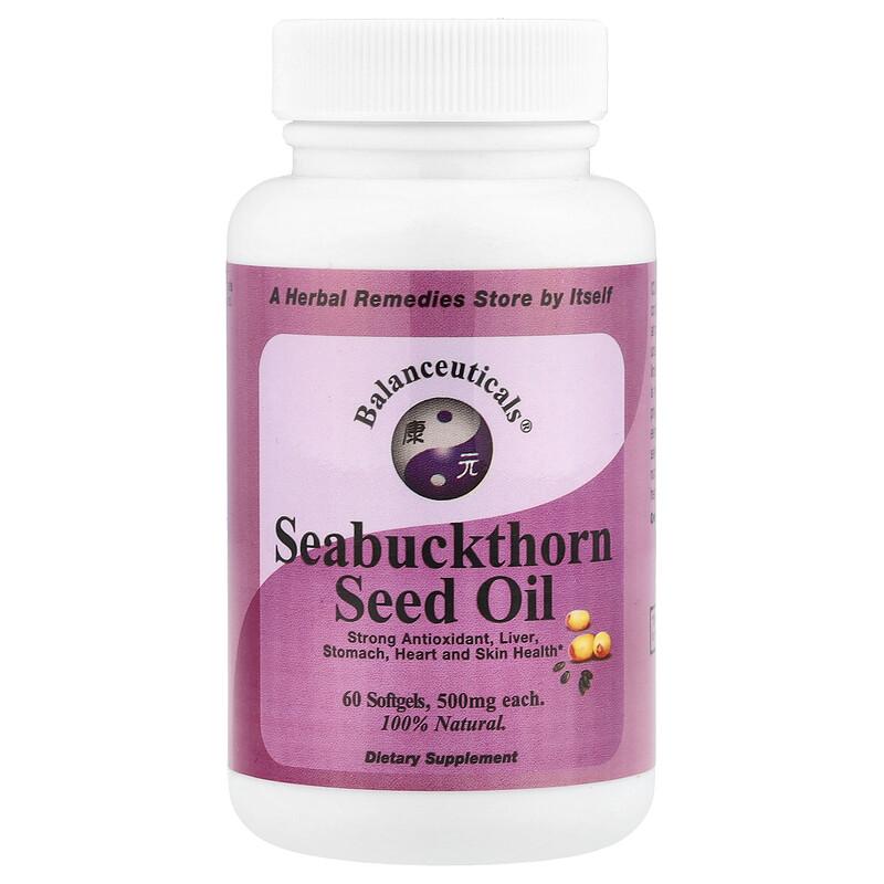 Seabuckthorn Seed Oil, 60 Softgels