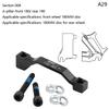 Adattatore Supporto Pinza Freno a Disco 140mm 160mm 180mm 203mm Adattatore Rotore Freno a Disco per Bicicletta con Bulloni