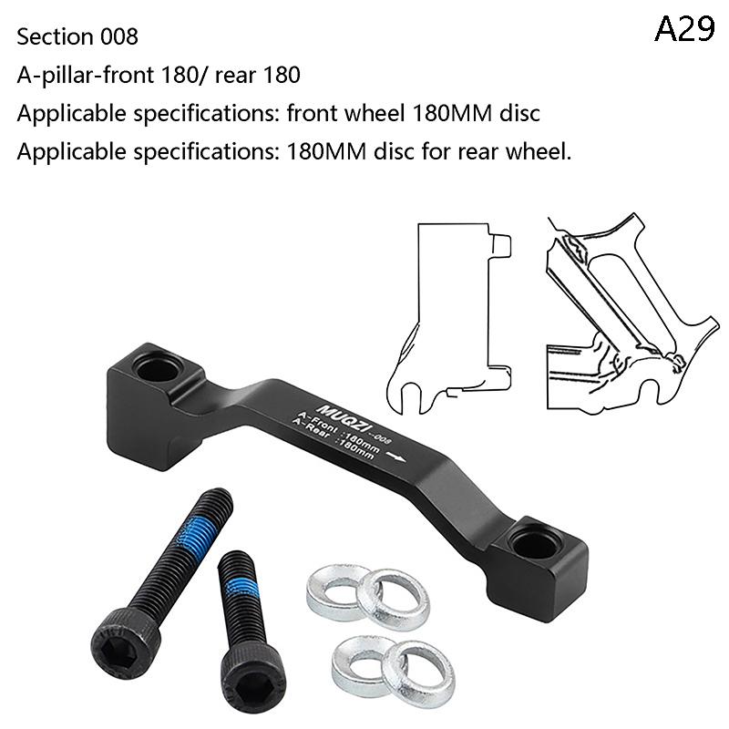 Adattatore Supporto Pinza Freno a Disco 140mm 160mm 180mm 203mm Adattatore Rotore Freno a Disco per Bicicletta con Bulloni