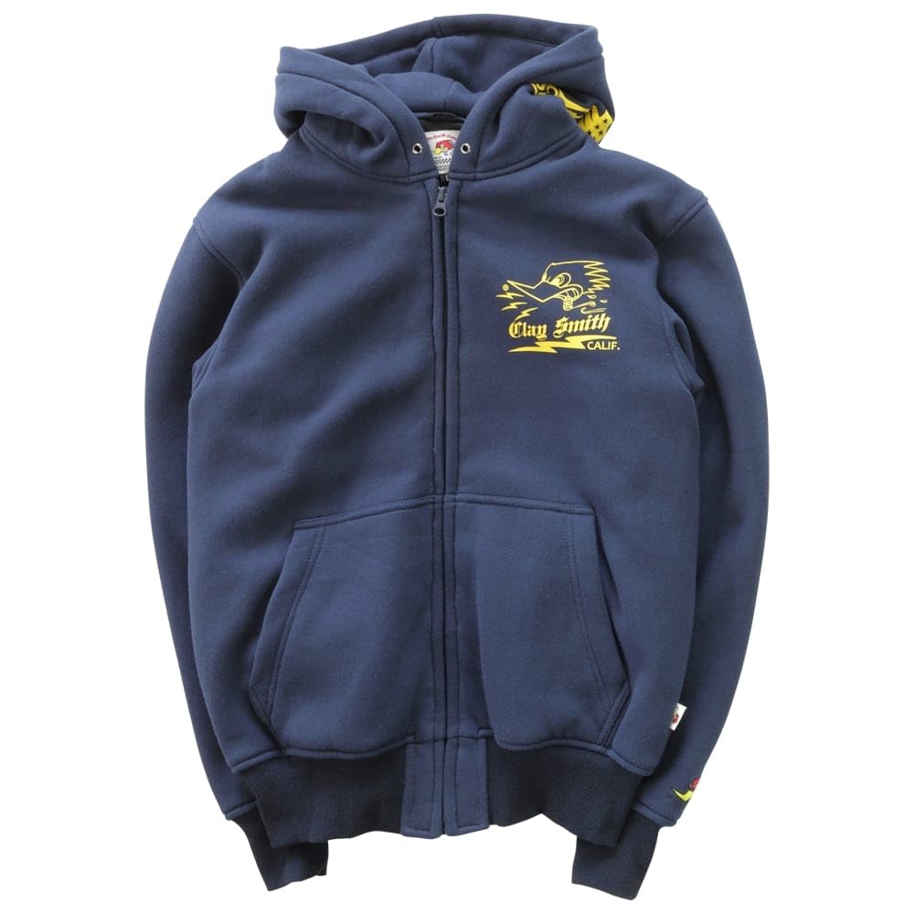 

Clay Smith GO AHEAD Windproof Zip Hoodie CSY-5106 (JP, Alphabet, LL, Navy)