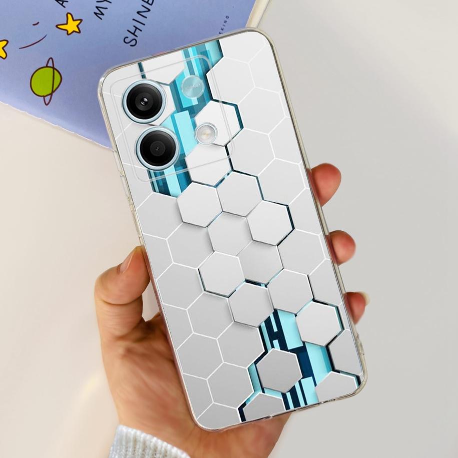 For Xiaomi Redmi Note 13 2024 Case Fashion Flower Soft Phone Case For Xiaomi Redmi Note 13 5G Soft Fundas Bumper Note13 4G Coque