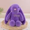 Adorable Long-Eared Rabbit Plush Toy with Bow - Children's Gift & Home Decoration