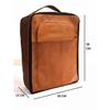 Leather Shoe Bag for Men, Handmade Leather Boot Bag, Custom Golf Shoe Bag, Crafted Leather Shoe Bag, Leather Shoe Travel Bag