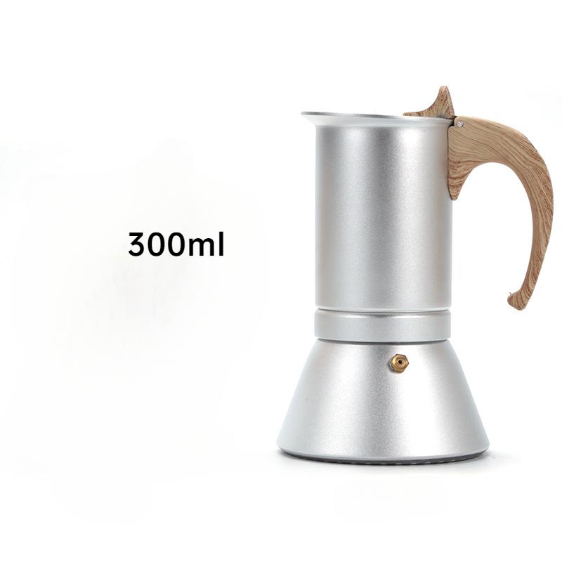 

Кофейник Moka Pot в скандинавском итальянском стиле для дома из алюминия 300ml