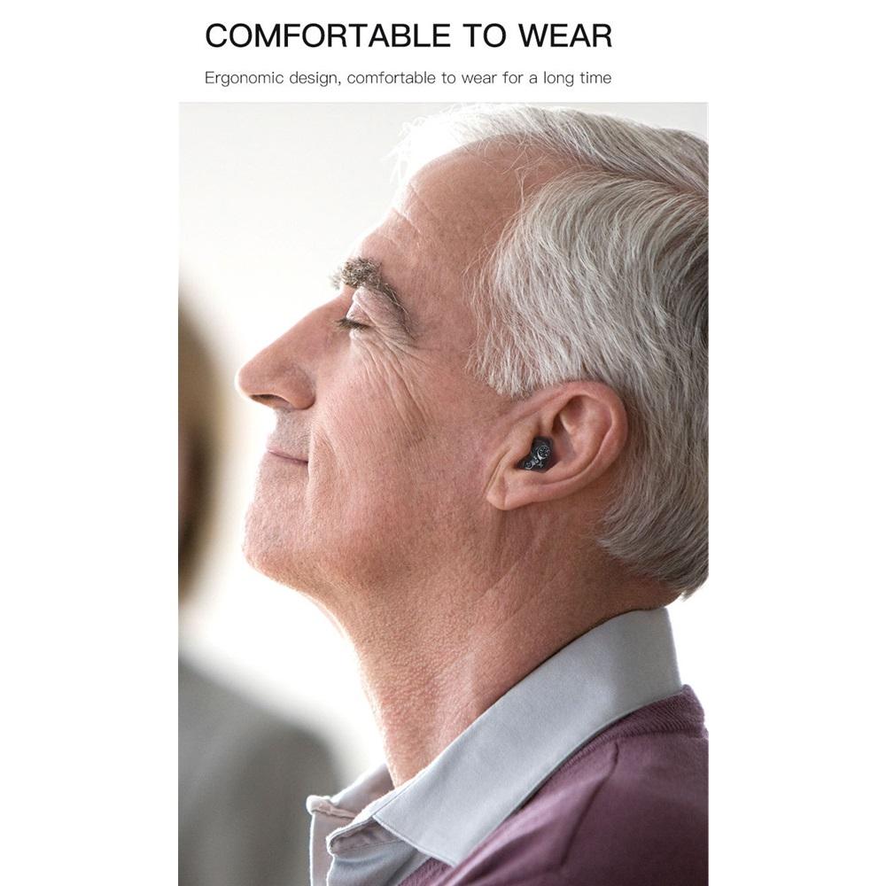 Hörgerät ältere Sprachverstärker Doppelgerät Hören Hörhilfe Schallkollektor