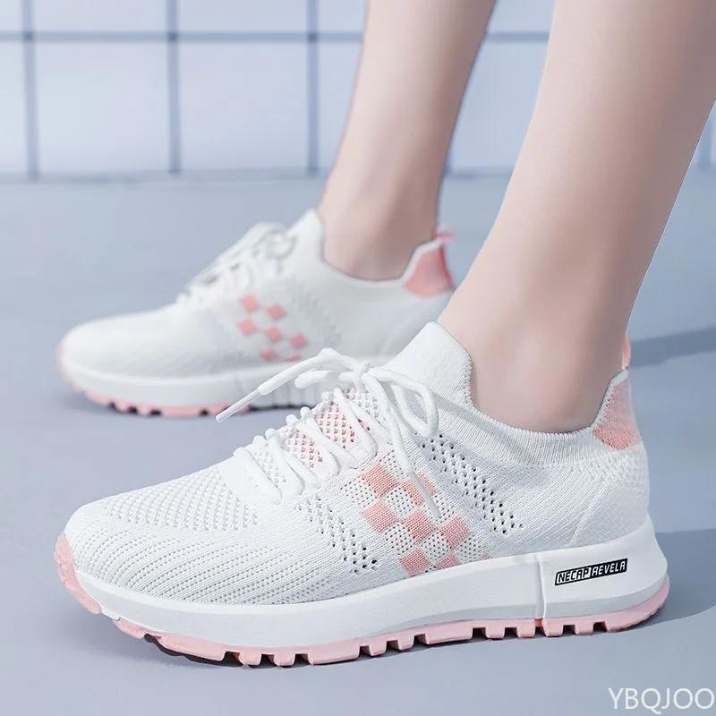 Fashion Women's spring summer Sneakers Casual versatile mesh shoes Trendy lightweight non slip shoe Fashion comfort ladies shoes Mujer