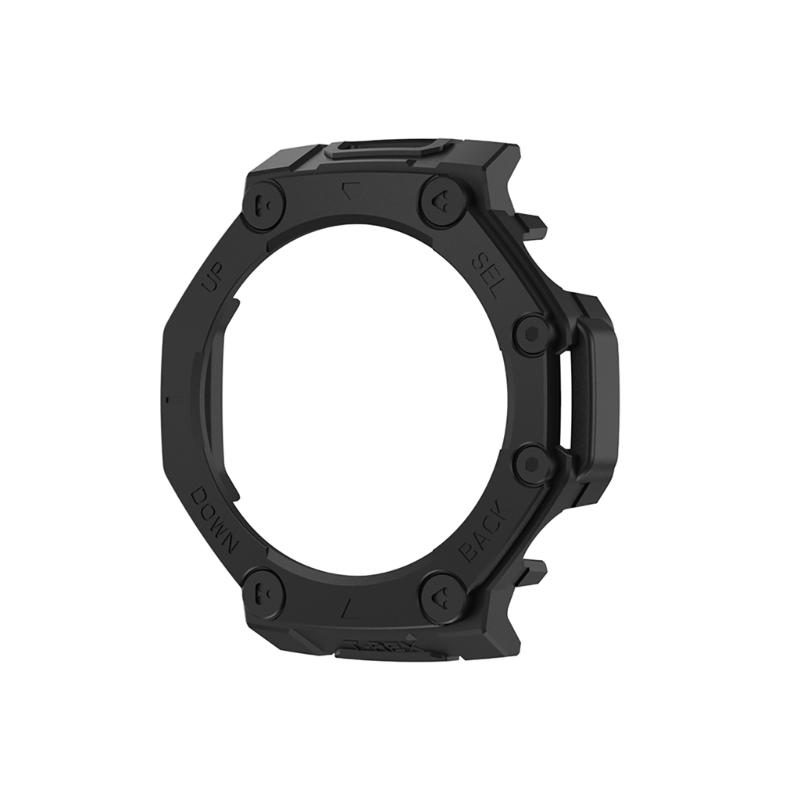 

Waterproof Shockproof Smartwatch Scratch Resistant Shell Guard Suitable For 48mm Easy Installation Lightweight Design чорний