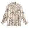 Chiffon Shirt Blouse Design Sense Niche French Blouse Western Style Long-sleeved Temperament Small Shirt Spring, Summer and Autumn