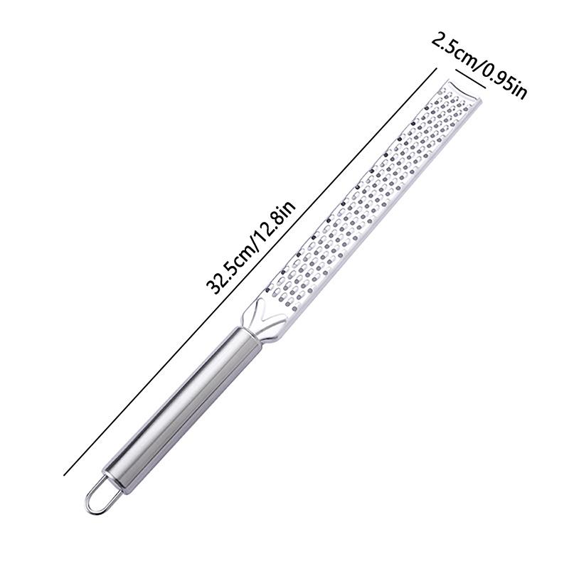 Kök Rivjärn Citron Citrus Frukt Skalare Ingefära Vitlök Lång Chokladrivjärn Ost Kryddor Rostfritt Stål Rivjärn Kök