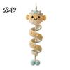 Handmade Keychains for Beginners Ocean Animal Spiral Crochet Kit, DIY Coastal Hanging Ornament Beginner Craft Style Decor Items Kit with Yarn