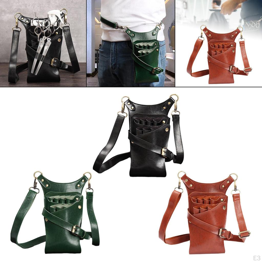 Scissor Pouch Holster for Comb Clip Shear Case Holder Hairdressing Salon