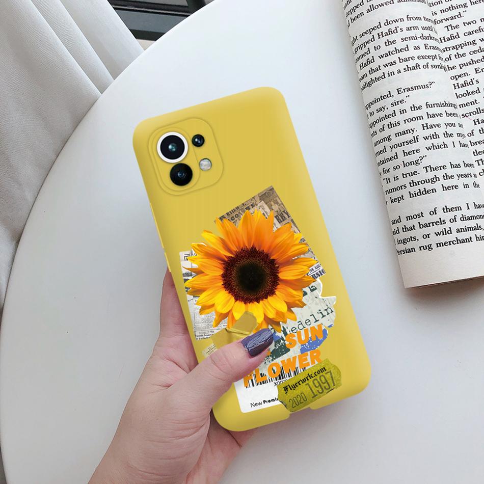 For Xiaomi Mi 11 Lite 5G NE 11i 11T Pro Case Cute Cat Love Heart Bumper Cover For Xiaomi Mi 11 11i Mi11 Lite 11t Pro 5G NE Case