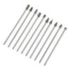 10pcs Carbide Rotary Burr Set 3mm Shank Multifunction Grinding Burr Files for Aviation Automobile Ship