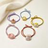 High Elasticity Hair Ties for Girls - Gentle, Durable Rubber Bands for Kids' Ponytails