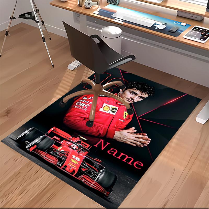 Custom personalization Charles Leclerc Print Area Rug - Soft, Washable Non-Slip Indoor Mat,Living Room,Home&Office Decorative Rug
