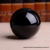 Natural Obsidian Crystal Ball Ornament for Home or Office Decor
