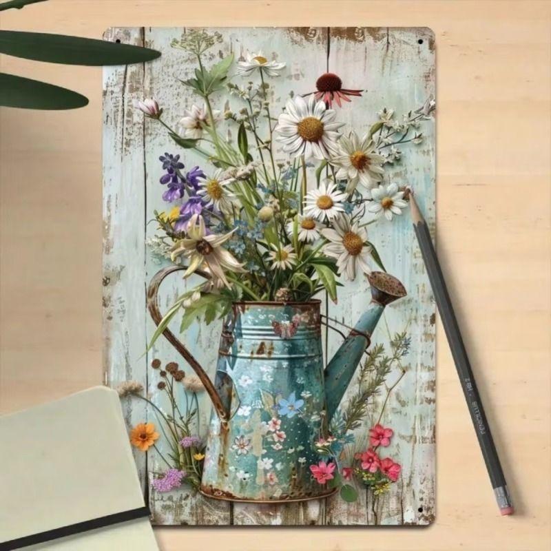 Metal Wall Art Sign Hanging Decor 20x30cm