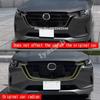 For mazda CX-60 CX60 CX-80 CX80 CX-90 CX90   2024 2025 ABS black Front Fog Lights Cover Head Headlights Lamp Stickers