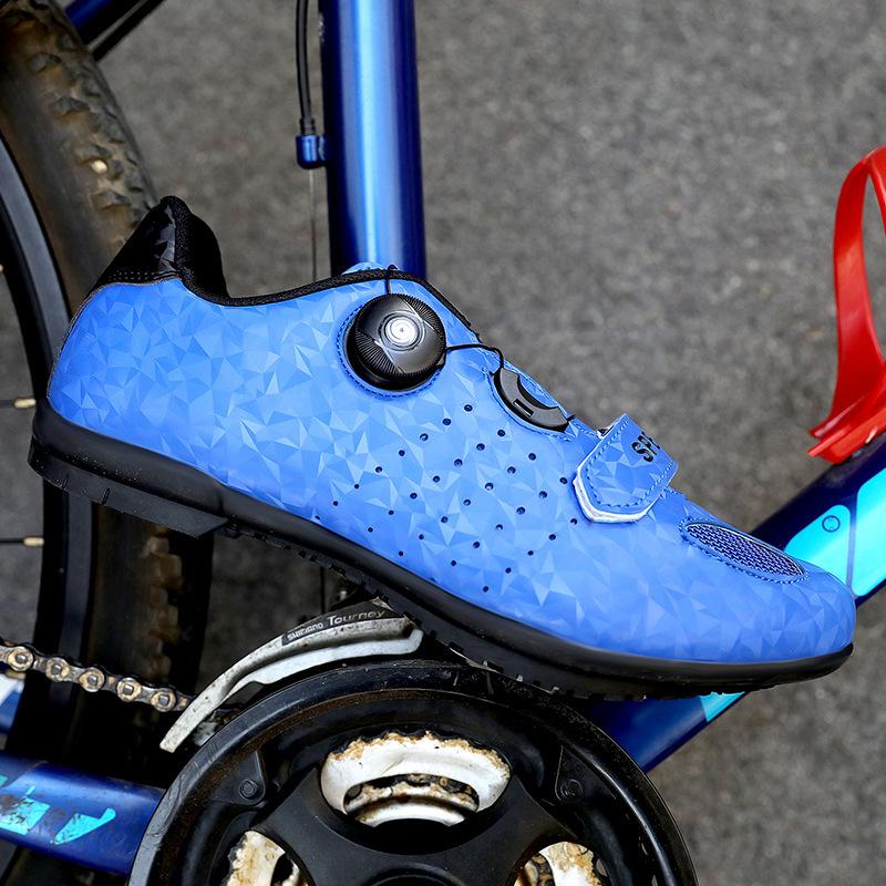 Autumn New Large-size Cycling Shoes for Men and Women, Mountain Hard-soled Professional Cycling Shoes with Locks