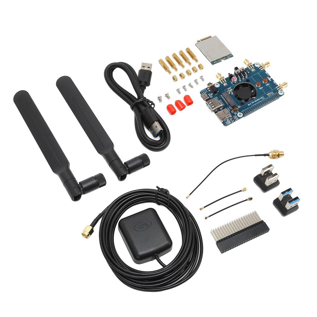 Dual Antennas LTE Cat 6 Expansion Board Multiple Country Band GNSS Positioning LTE A Expanding
