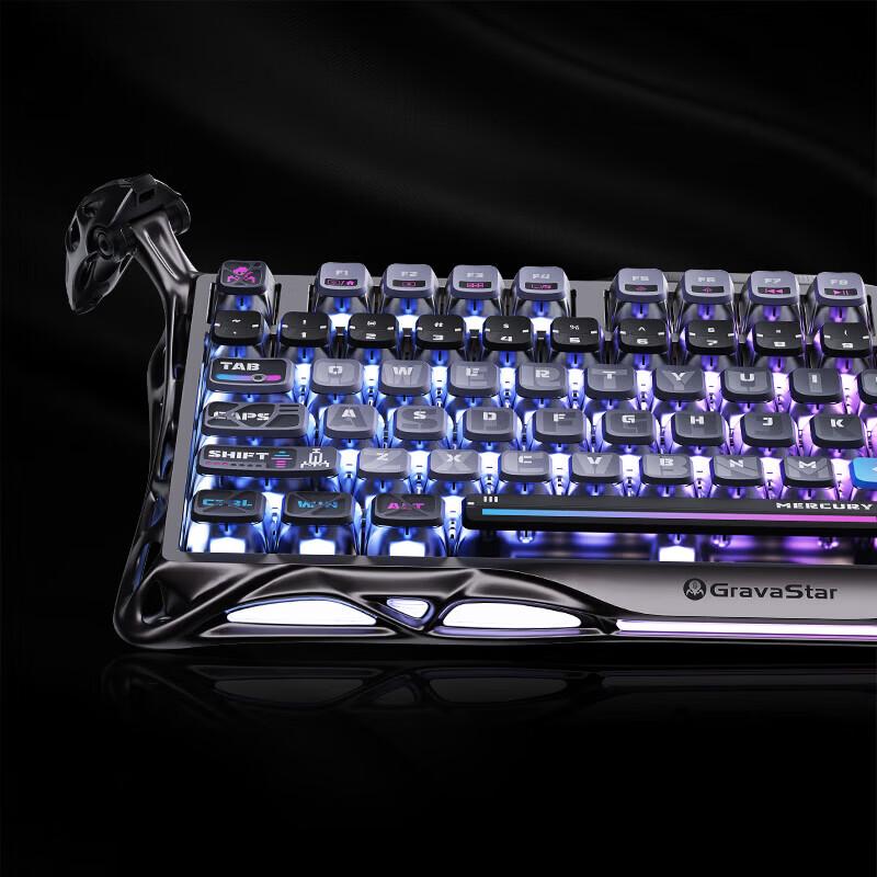 GravaStar K1 PRO Cyberpunk 75% Triple Mode Mechanical Keyboard