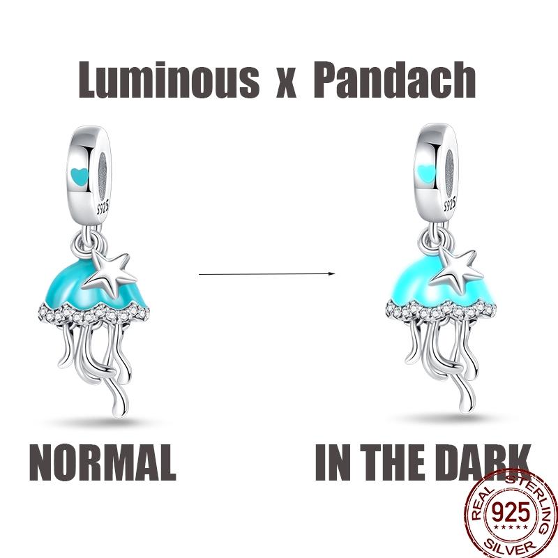 Luminous Firefly Star Moon Cherry Catcopper Pendant Beads 3Mm Diy For Women Exquisite Jewelry Making Gift