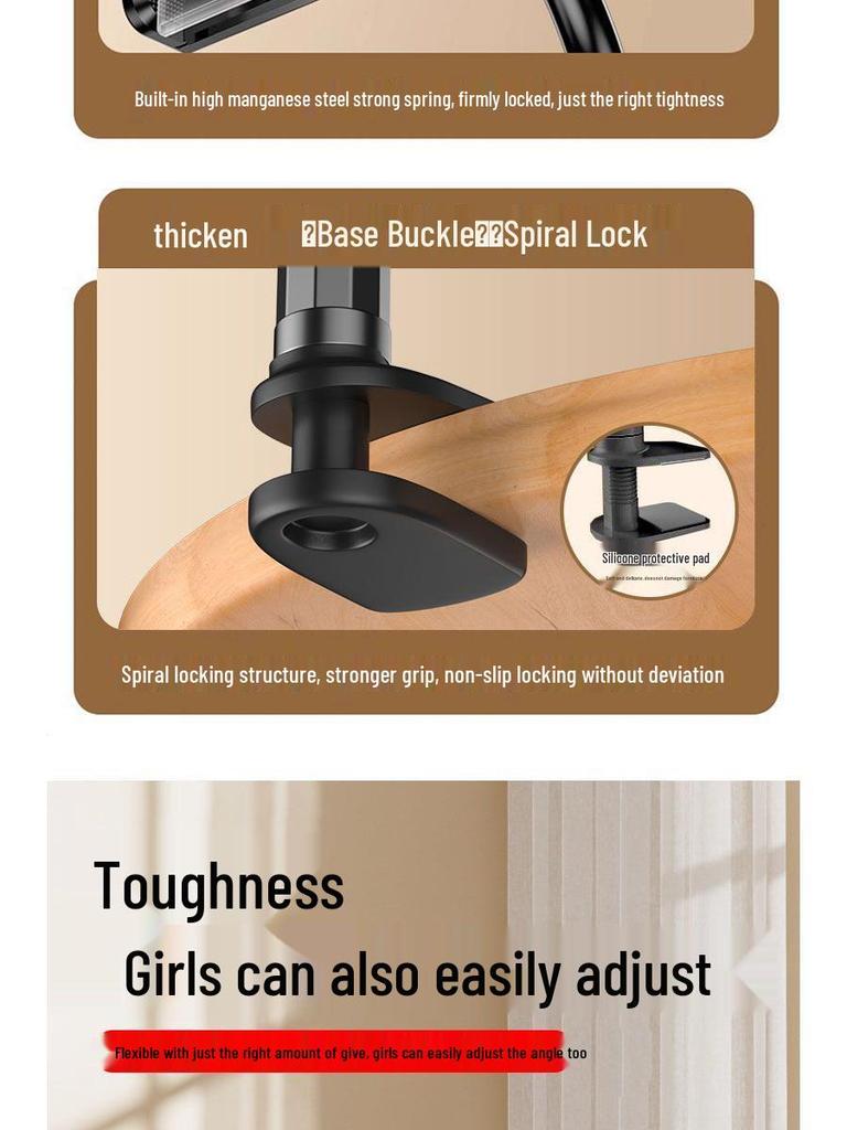 Multifunktionaler verstellbarer Ständer: Für Handys & Tablets - Ideal für Fotos, Videos, Dramen und Live-Streaming.