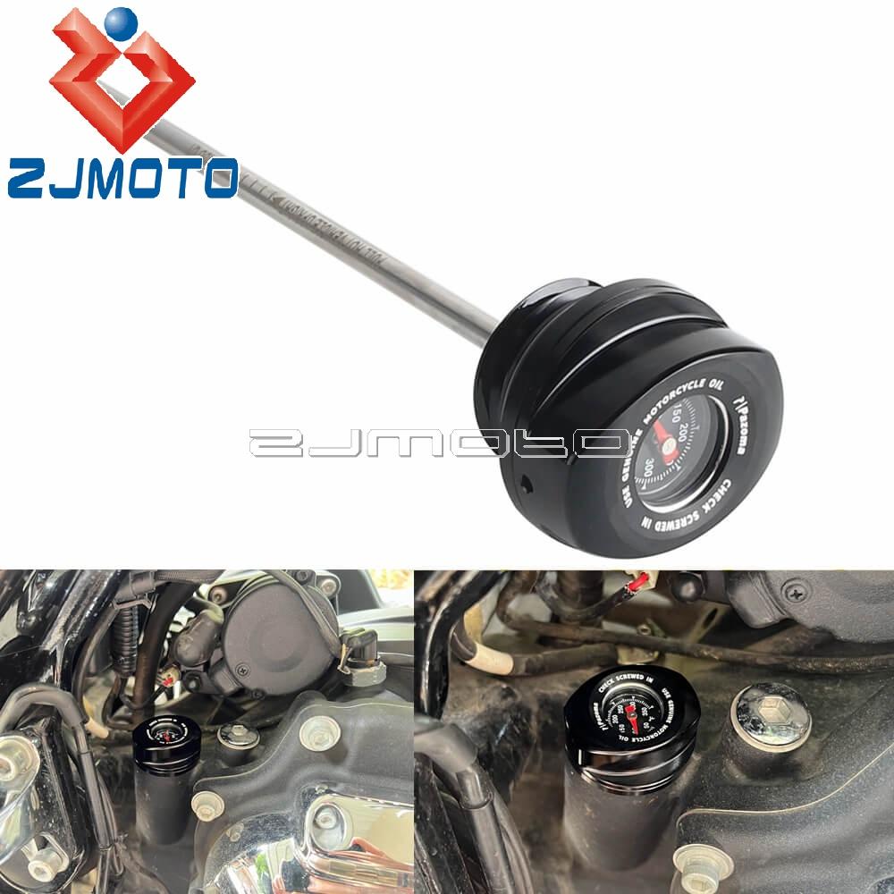 Motorcycle Dipstick Oil Temperature Gauge For Harley Touring Road Glide ST CVO FLTRX Street Glide FLHX 2024 FLHXSE FLTRXSE 23-24