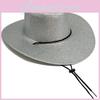 Hat Western Cowboy Drawstring Wide Brim Outdoor Sun Protection Breathability Cap