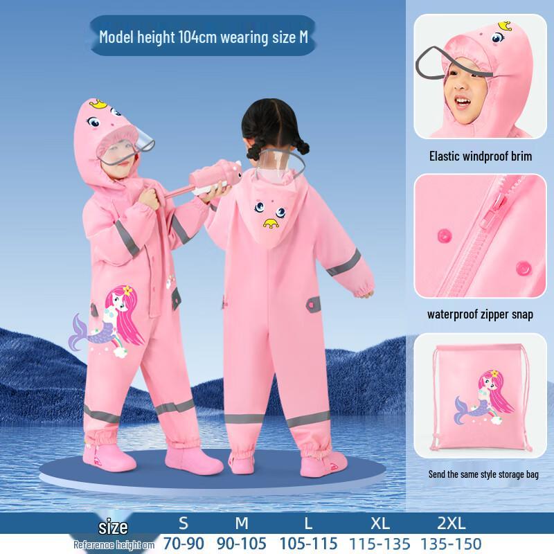 Impermeable de una pieza impermeable para niños