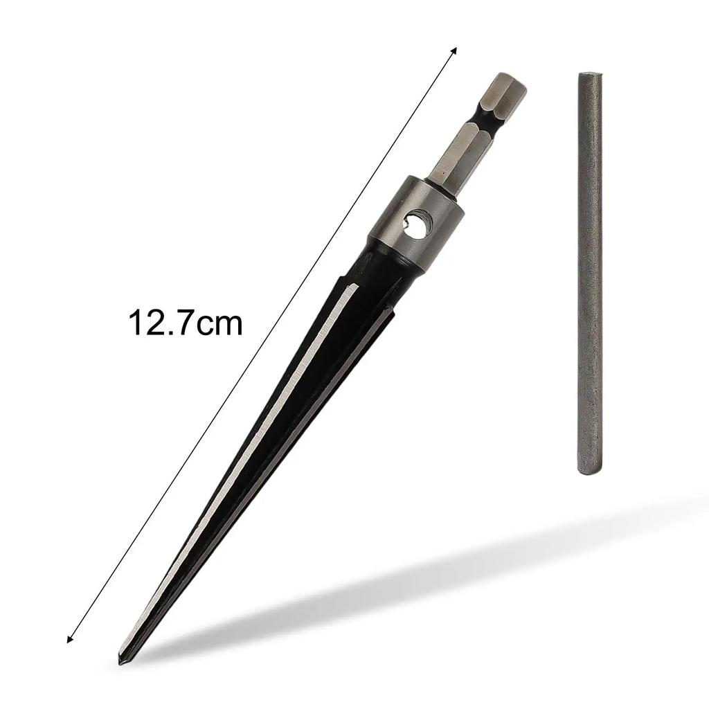 Handheld Tapered Hex Reamer Electric Drills Hexagonal T Handle Taper Reamers Metal Woodwork Hole-processing Reamer Tool Supplies