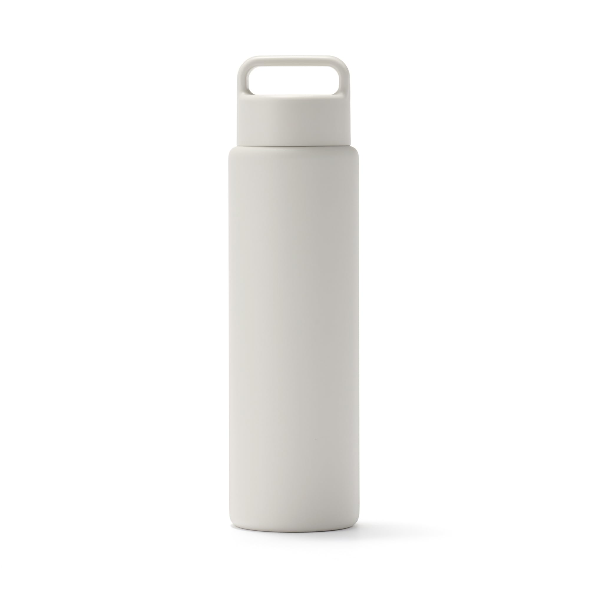 

MUJI Vacuum Insulated Insulated Bottle with Handle, 750mL, Gray Beige, 76049029