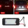 For Mini Cooper R56 R57 R58 R59 R50 R52 R53 2007-2015 LED License Plate Light White Car Number Lamp Error Free Canbus