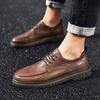 Men's Shoes Martin Shoes Casual British Small Leather Shoes Men's Business All-match Soft Sole
