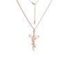 Cazador Stainless Steel Jesus Cross Pendant Necklace for Women Faith Hope Strength Choker Necklace Jewelry Gifts 2026 Wholesale