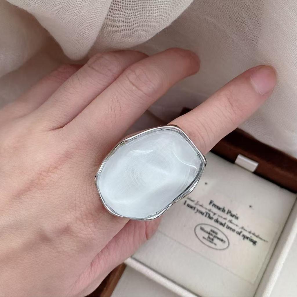 The Same Series of Setina Spring Earrings Adjustable Ring Niche High-end Temperament Fashion Versatile Earrings Ring