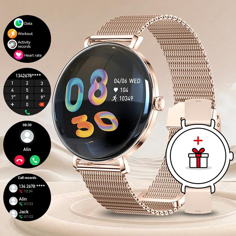Smart Watch Men Women Ultra Thin 1.43" AMOLED Answer Make Calls Smartwatch For Android iOS Fitness Tracker Heart Rate