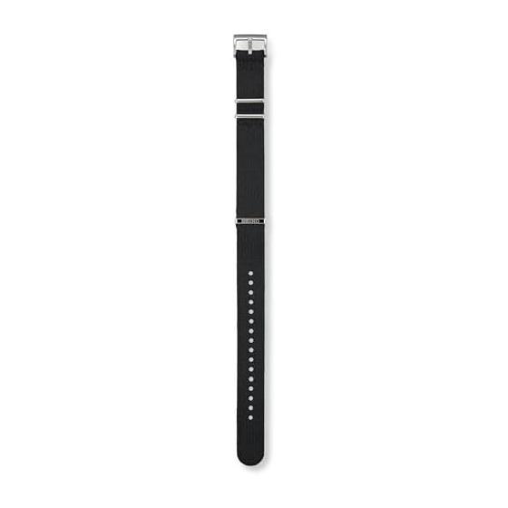 [Seiko Watch] Genuine Commercial Band NATO Belt Pull-through Strap Fabric Polyester Pull-through Custom Width 20mm Black RS18C20BK