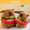 Adorable Capybara Plush Toy Burger Cartoon Girl Sleep Companion Gift Birthday