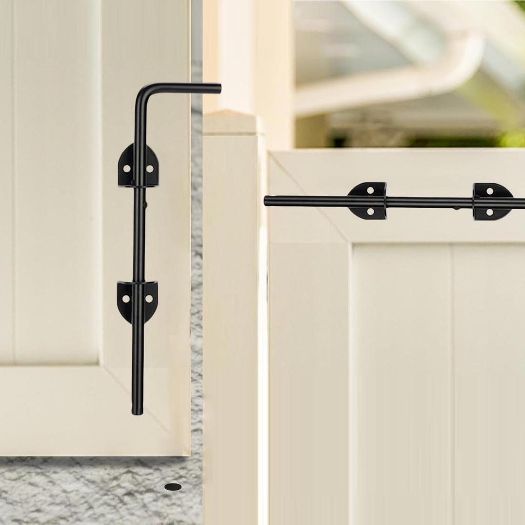 Gate Latch For Wooden Fence 12 Inch Hinges Bar Gate Ground Latch For Pool Trailer Farm Child Boat Garden