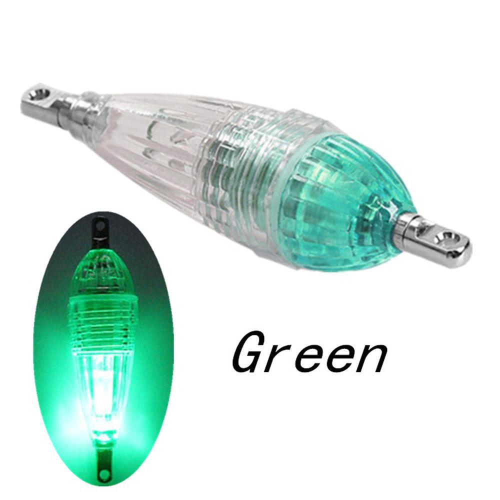 Portable Deep Drop Underwater Durable Fishing Squid Bass Spoon Flash Lamp LED Lure Light